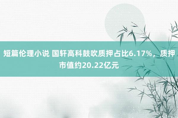 短篇伦理小说 国轩高科鼓吹质押占比6.17%，质押市值约20.22亿元