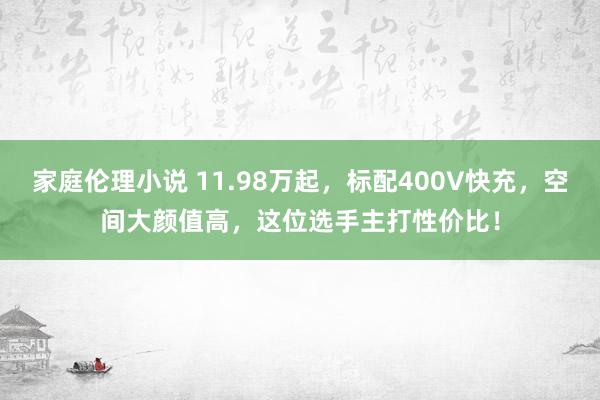 家庭伦理小说 11.98万起，标配400V快充，空间大颜值高，这位选手主打性价比！