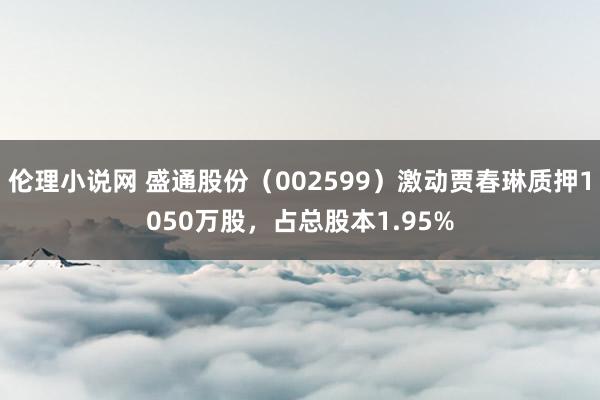 伦理小说网 盛通股份（002599）激动贾春琳质押1050万股，占总股本1.95%