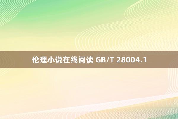 伦理小说在线阅读 GB/T 28004.1