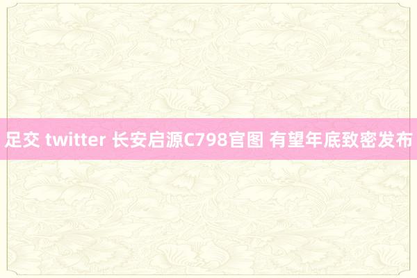 足交 twitter 长安启源C798官图 有望年底致密发布