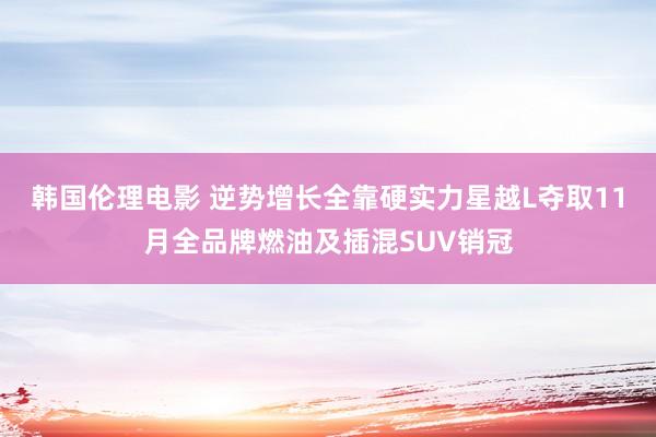 韩国伦理电影 逆势增长全靠硬实力星越L夺取11月全品牌燃油及插混SUV销冠