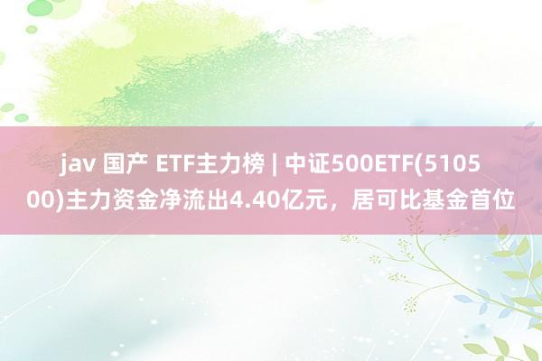 jav 国产 ETF主力榜 | 中证500ETF(510500)主力资金净流出4.40亿元，居可比基金首位