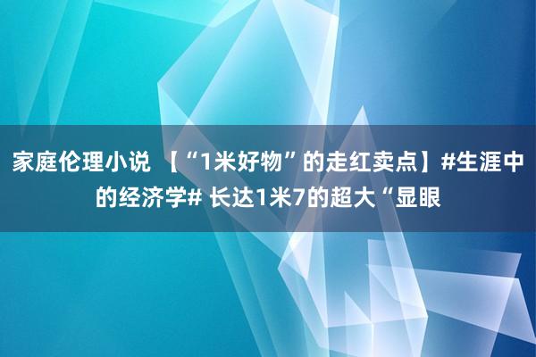 家庭伦理小说 【“1米好物”的走红卖点】#生涯中的经济学# 长达1米7的超大“显眼